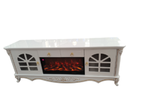 Rack TV con Chimenea