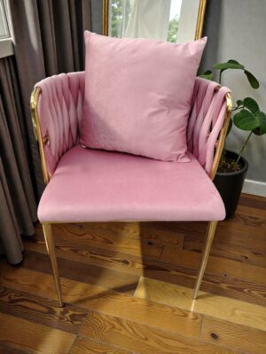 Silla Decorativa Rosa