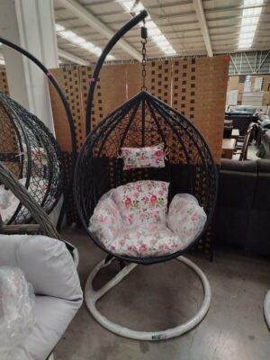 Sillón Colgante Ratán Decorado