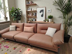 Sofá Modular Contemporáneo Cuero
