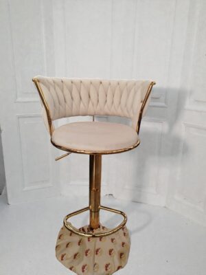 Taburete Bar Curvo Gold