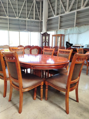 Comedor con extensión con 6 sillas