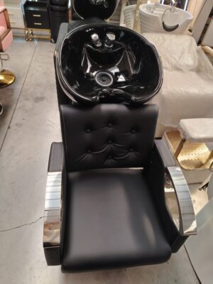 Lavapelos Profesional Black Button Chrome