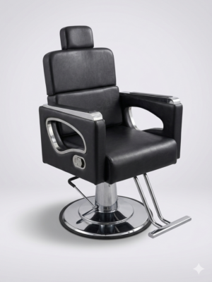 Sillón de Barbería Reclinable Cromado