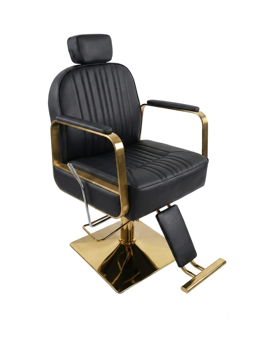 Sillón de Barberia con Apoya Cabeza -