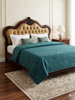 Cama King capitoné Boton